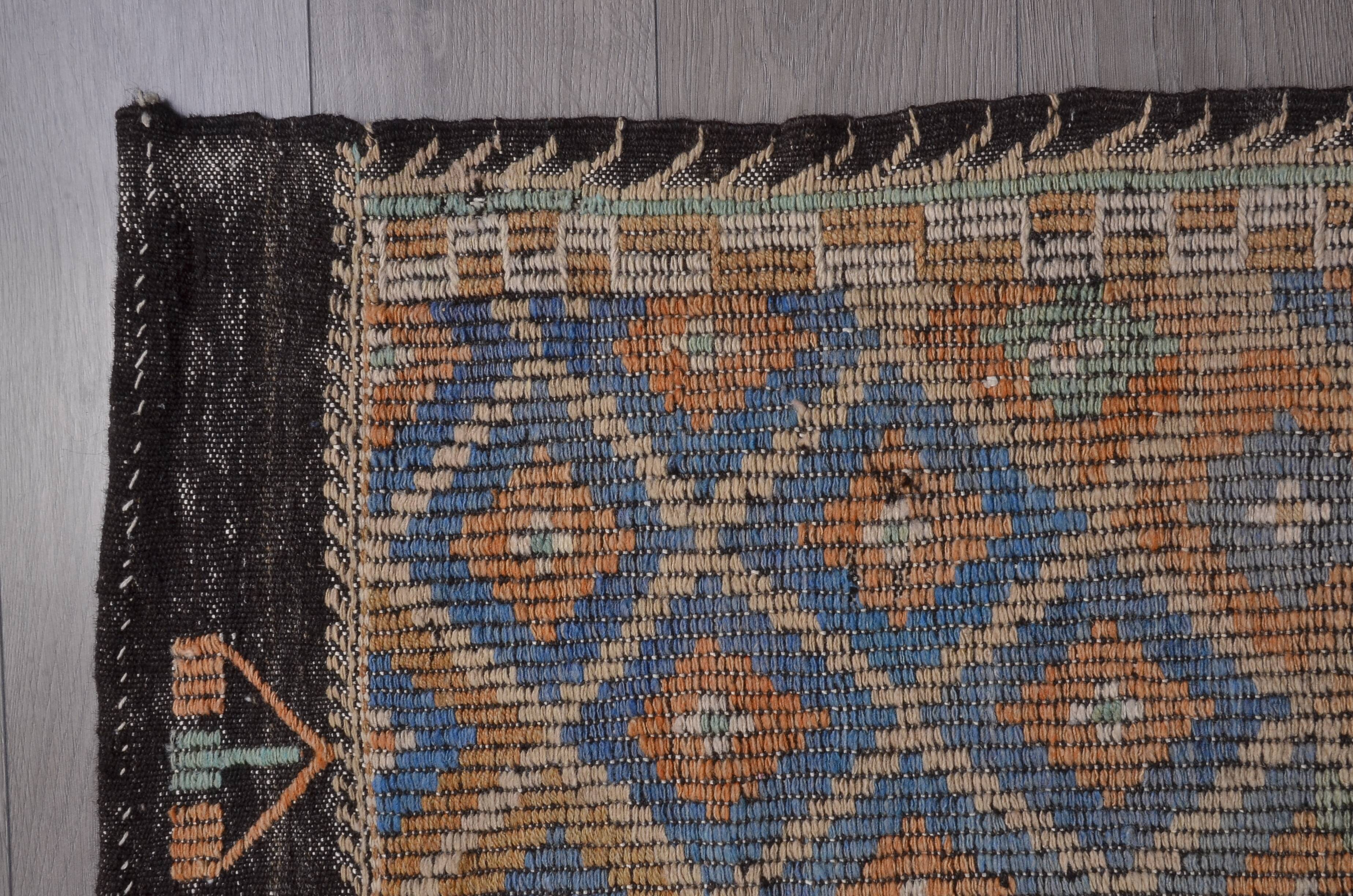 Handwoven Tribal Oushak Kilim Rug sku 1896