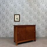 Vintage sideboard with sliding doors