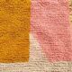 Multicolored handcrafted Berber wool rug, size 150 x 250 cm