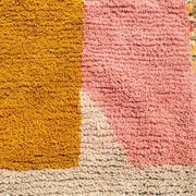 Multicolored handcrafted Berber wool rug, size 150 x 250 cm