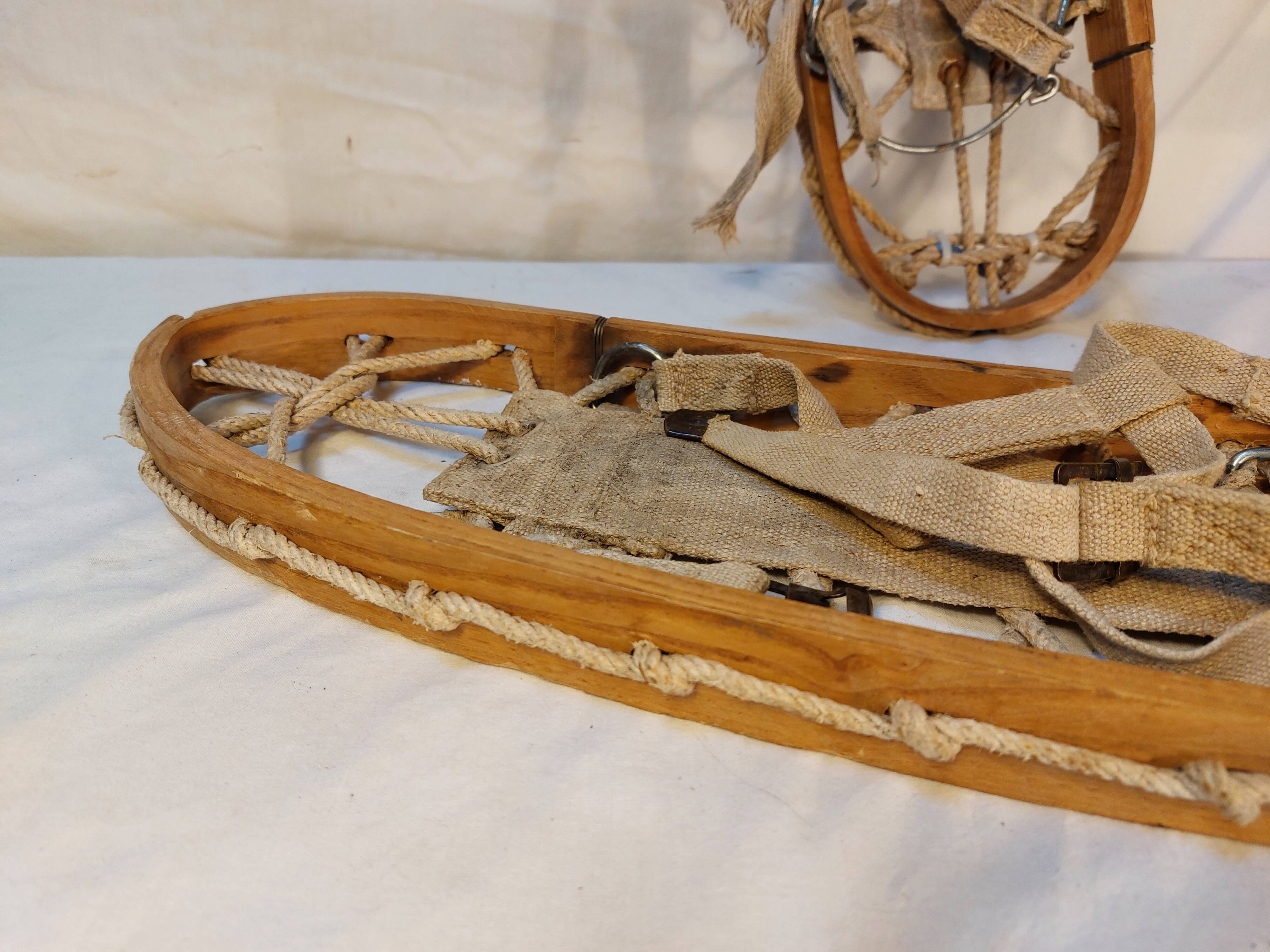 Pair of old snowshoes