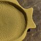 Yellow fish-shaped dish L38