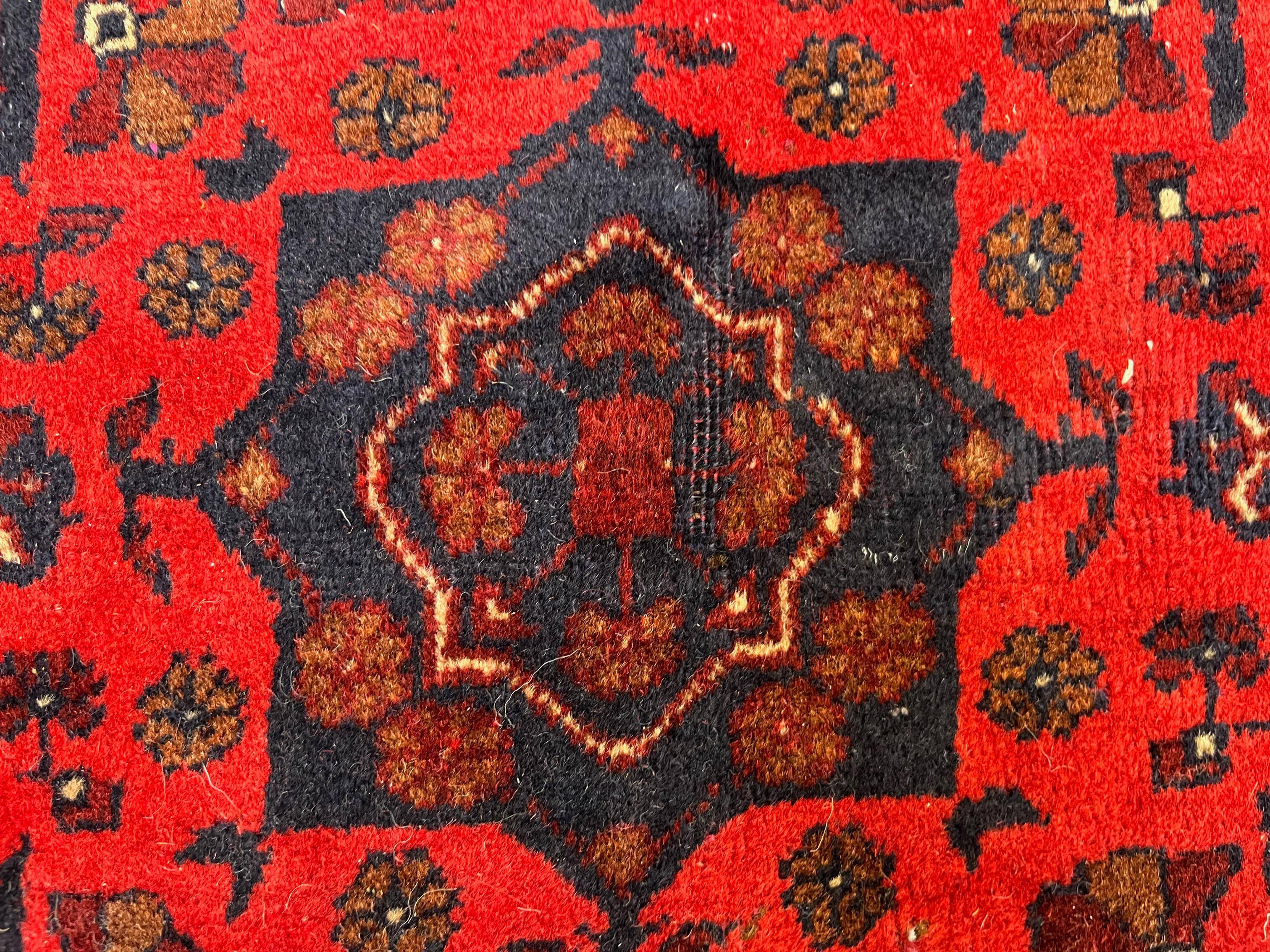 Afghan Khal Mohammadi Rug 300x195 cm, Vintage Turkoman Ersari Rug
