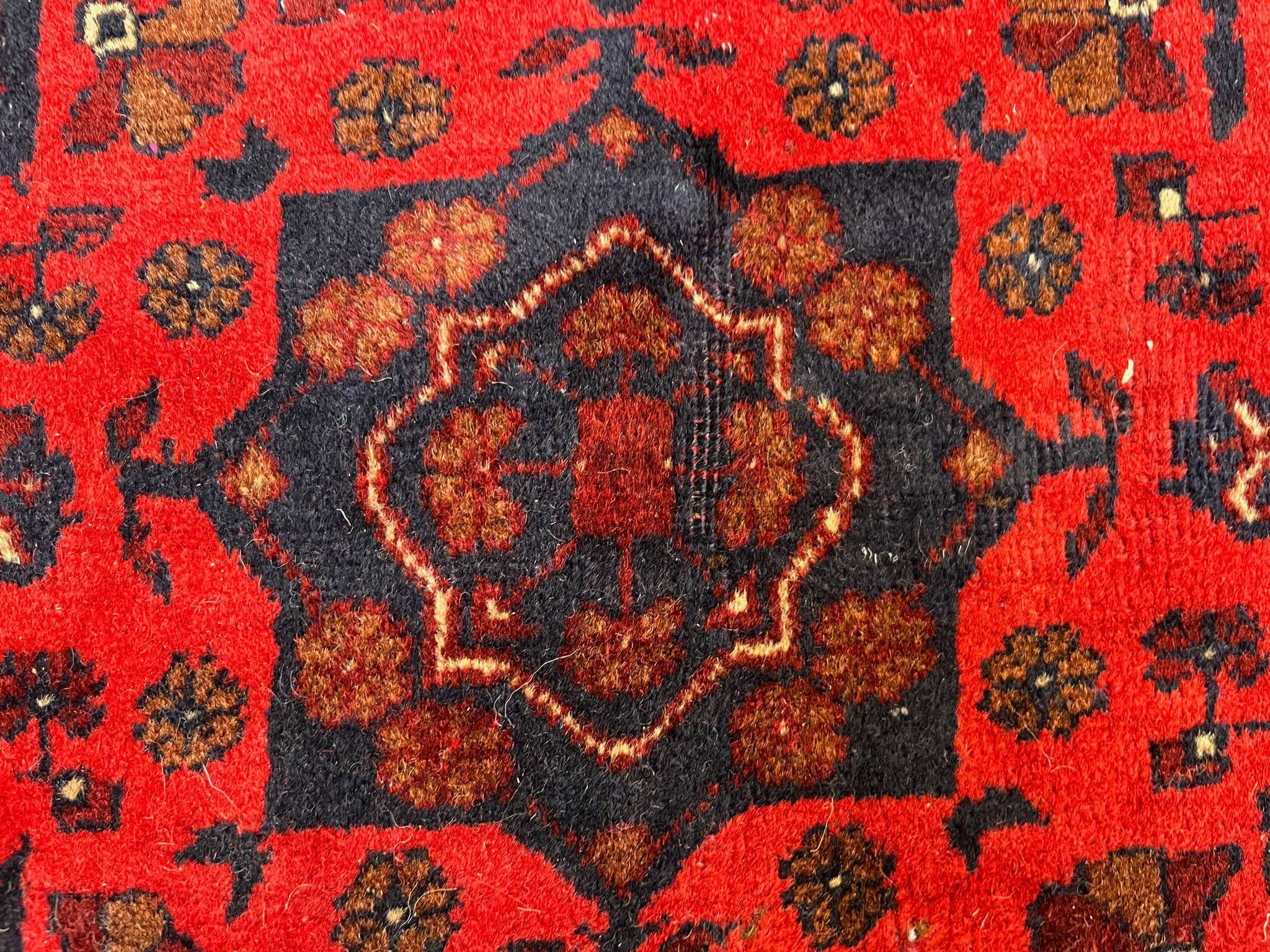 Afghan Khal Mohammadi Rug 300x195 cm, Vintage Turkoman Ersari Rug