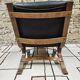 Fauteuil cuir vintage 1970"