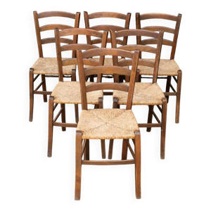 Ensemble de 6 chaises - style