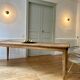 Farm table for 10/12 people.
