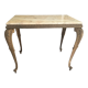 Vintage 1960s Regency Marble and Brass Side Table
