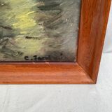 Old painting signed Oil On Canvas dimension: height -46,5cm- width -38,5cm-