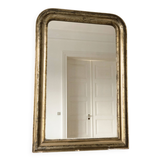High Quality Antique Louis Philippe Giltwood Mirror France Late 19th Centur