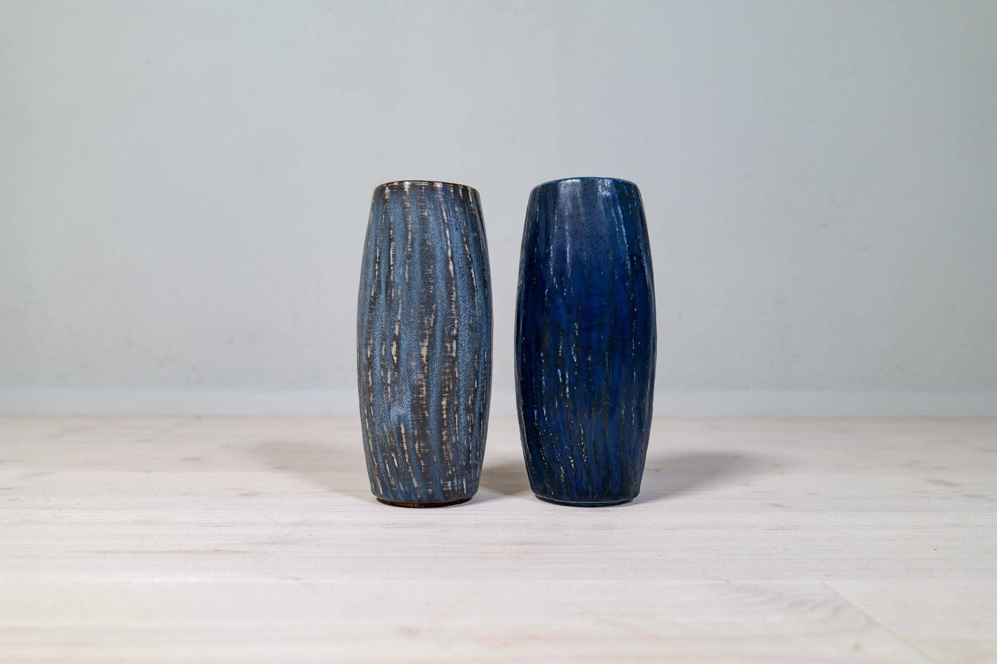 Modern Ensemble from the Mid-Century of 2 Ceramic Pieces Rubus Gunnar Nylund Rörstrand, Sweden