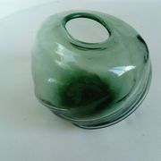 free form glass ball vase