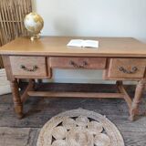 Solid oak desk