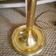 art deco floor lamp in brass shell shape flexible adjustment