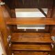 Meuble vintage en bois / meuble bar / vitrine