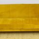 Mid-century yellow velvet sofa daybed, 1960s