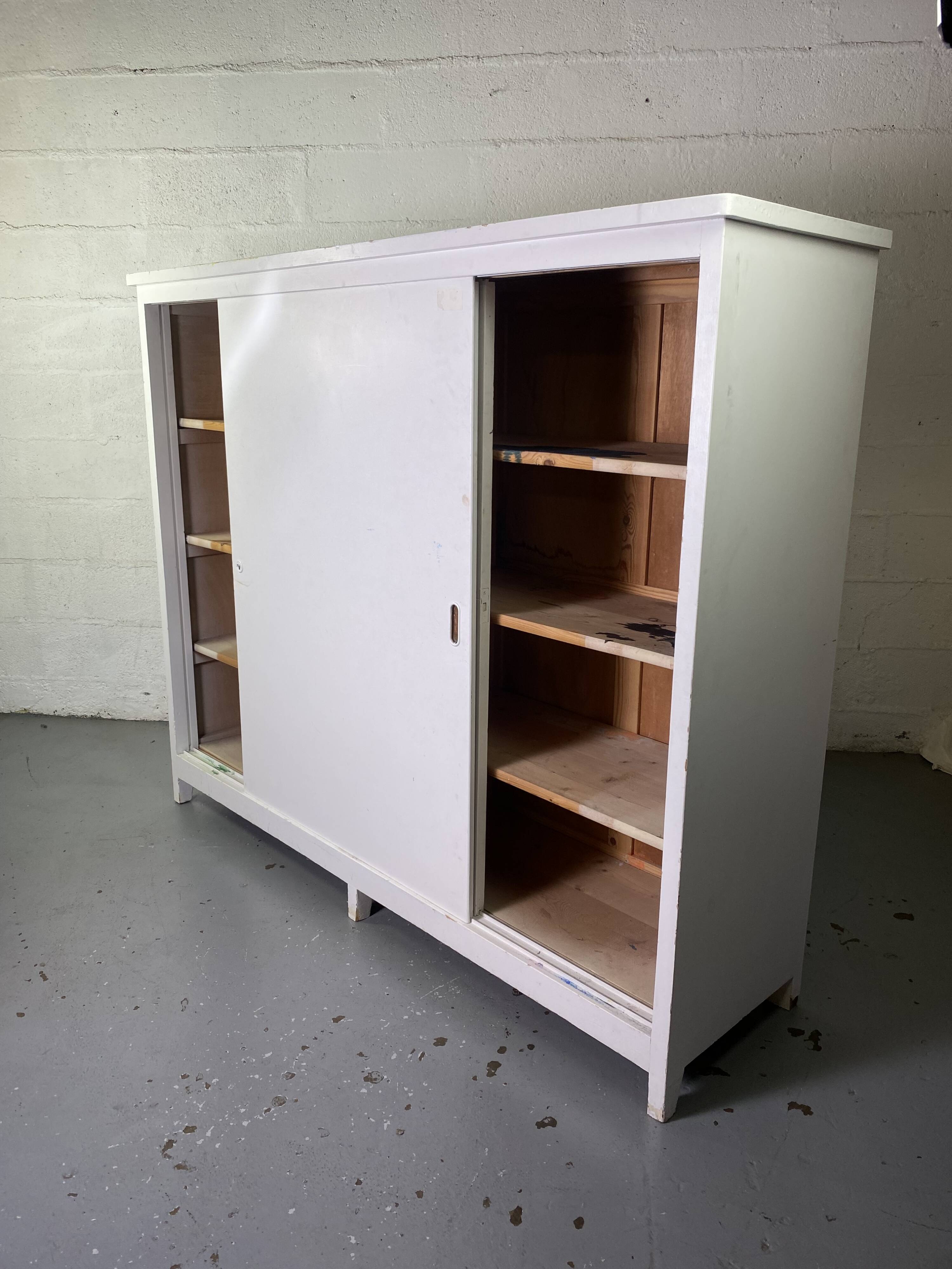 White school cabinet