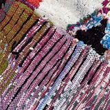 Old boucherouite berber carpet