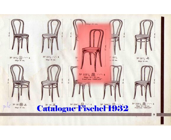 Fischel bistro chair N°113 cannée, 1930 | Selency