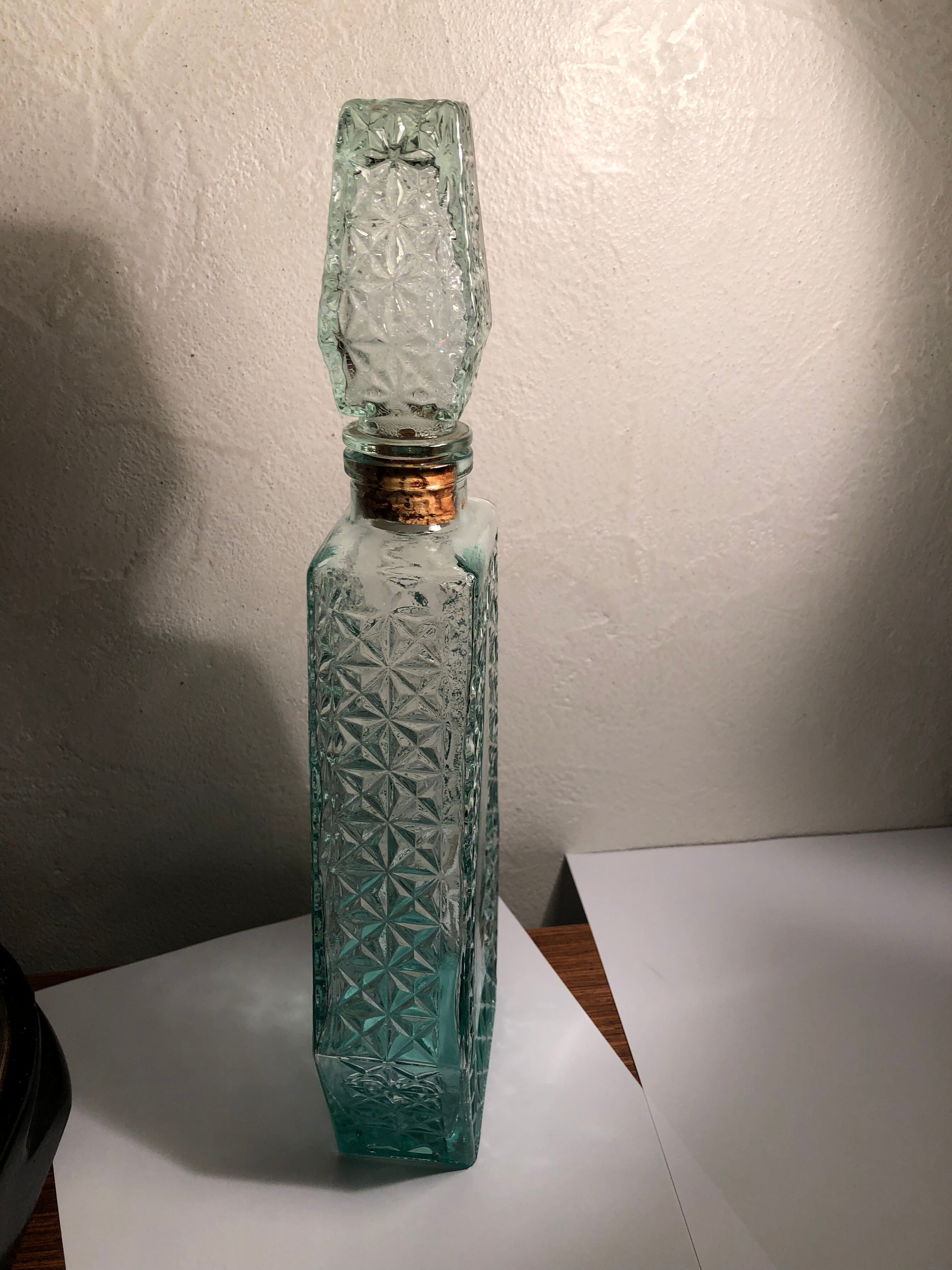 Carafe en verre italienne