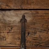 Folk art chest bench, Catalonia, 1800