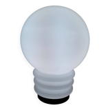 Vintage 70s opaline lamp, bulb style