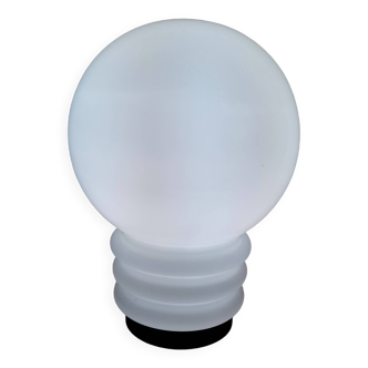 Lampe opaline vintage années 70 style ampoule