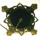 20th century bronze and porcelain lamp foot