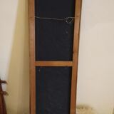 Ancienne peinture fleurs sur velours