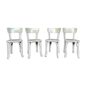 Série de 4 chaises bistrot Baumann