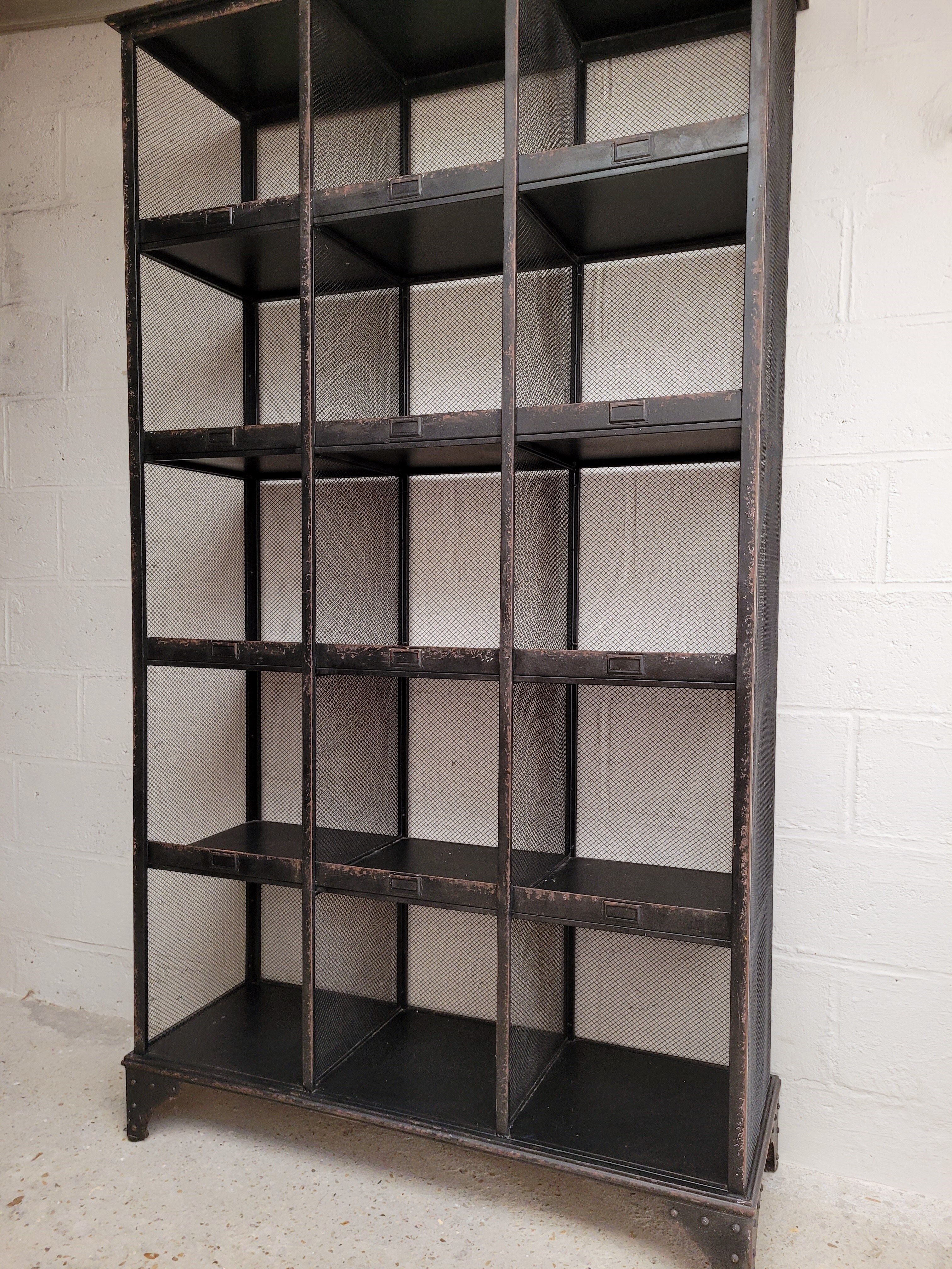 Industrial shelf style postal sorting