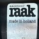 Pair of vintage Raak opaline and Bakelite wall lights, Netherlands 1970s