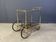 Brass faux bamboo bar cart, Orsenigo Italy, 1970s
