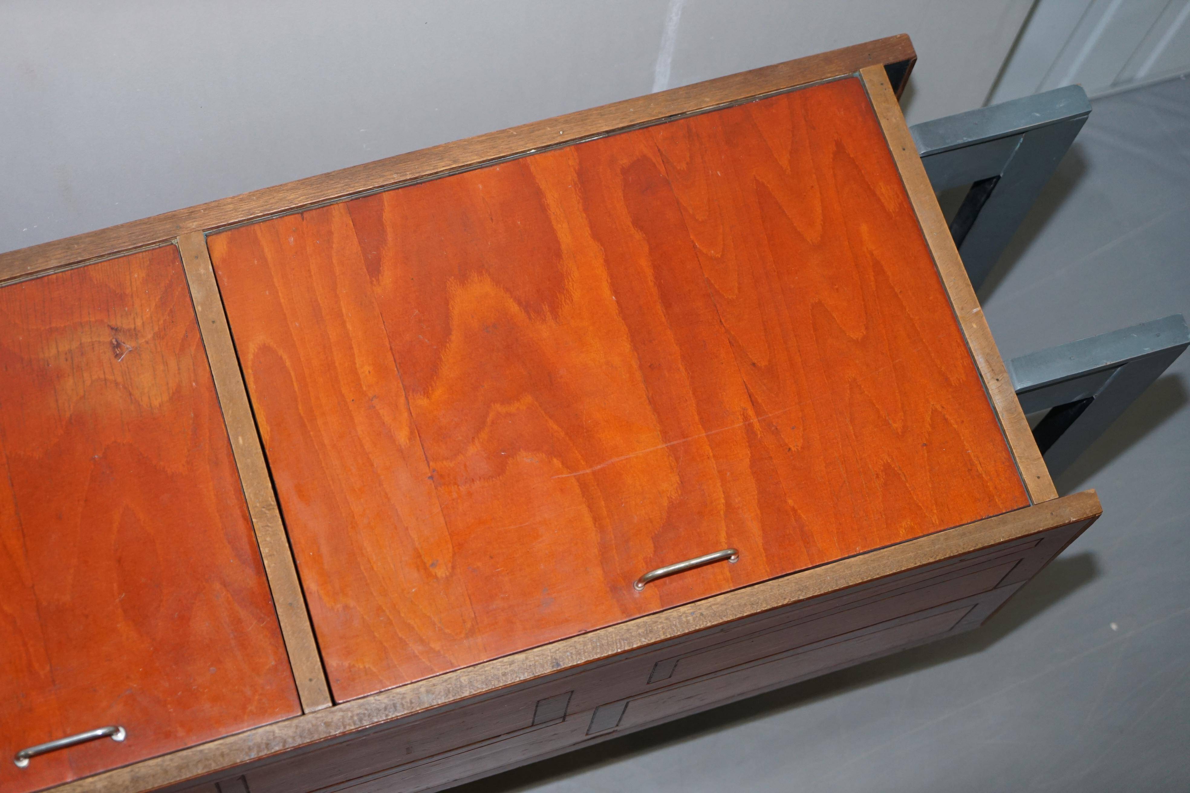 Unique Custom Modern Buffet with Doors Opening Upwards