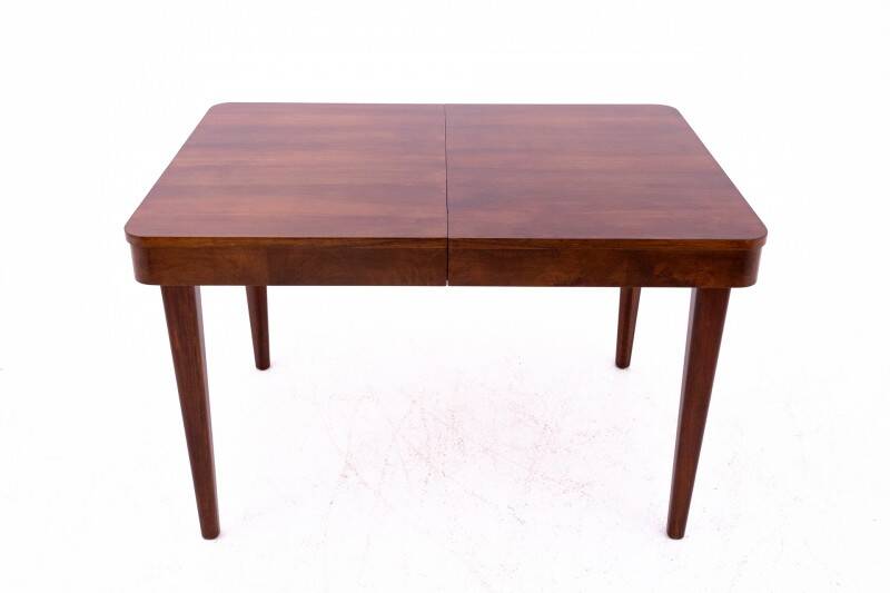 Table with chairs designed by J. Halabala from the 1930s, Czechoslovakia, after renovation