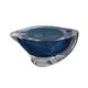 Val-saint-lambert, bowl or ashtray in cut crystal, around 1960