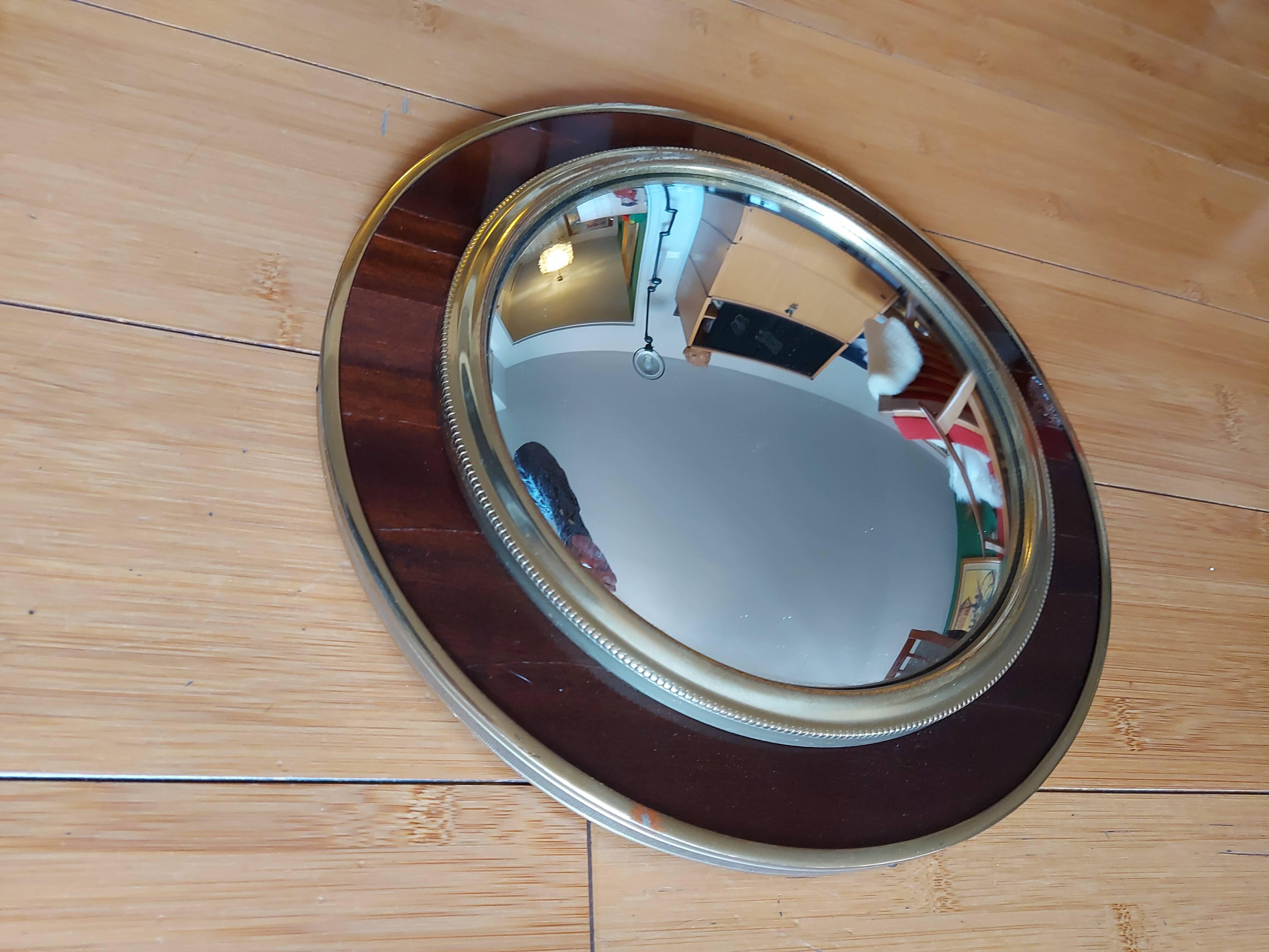 Vintage witch mirror 33cm