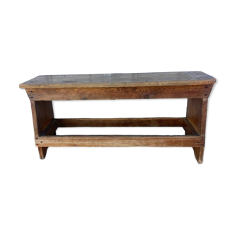 Old patinated bench