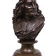 Bronze bust jacob van campen, 1595 - 1675, sculptor jacques elion 1842-1893