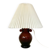 Vintage Italian Murano glass amphora-shaped table lamp, 1950s