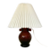 Vintage Italian Murano glass amphora-shaped table lamp, 1950s