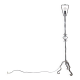 Lampadaire brutaliste en fer forgé