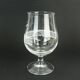 Set of 6 mid century cocktail glasses with beautiful decor 1950s 1960s glasses