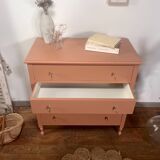 Commode vintage terracotta