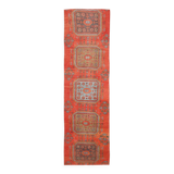3x9 Pumpink Orange Vintage Turkish Runner Rug, 78x288Cm SK 23570