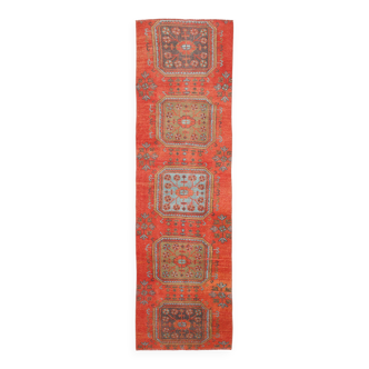 Tapis turc vintage orange citrouille 3x9, 78x288 cm SK 23570