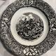 Lot of 5 Gien plates on the story of Joan of Arc