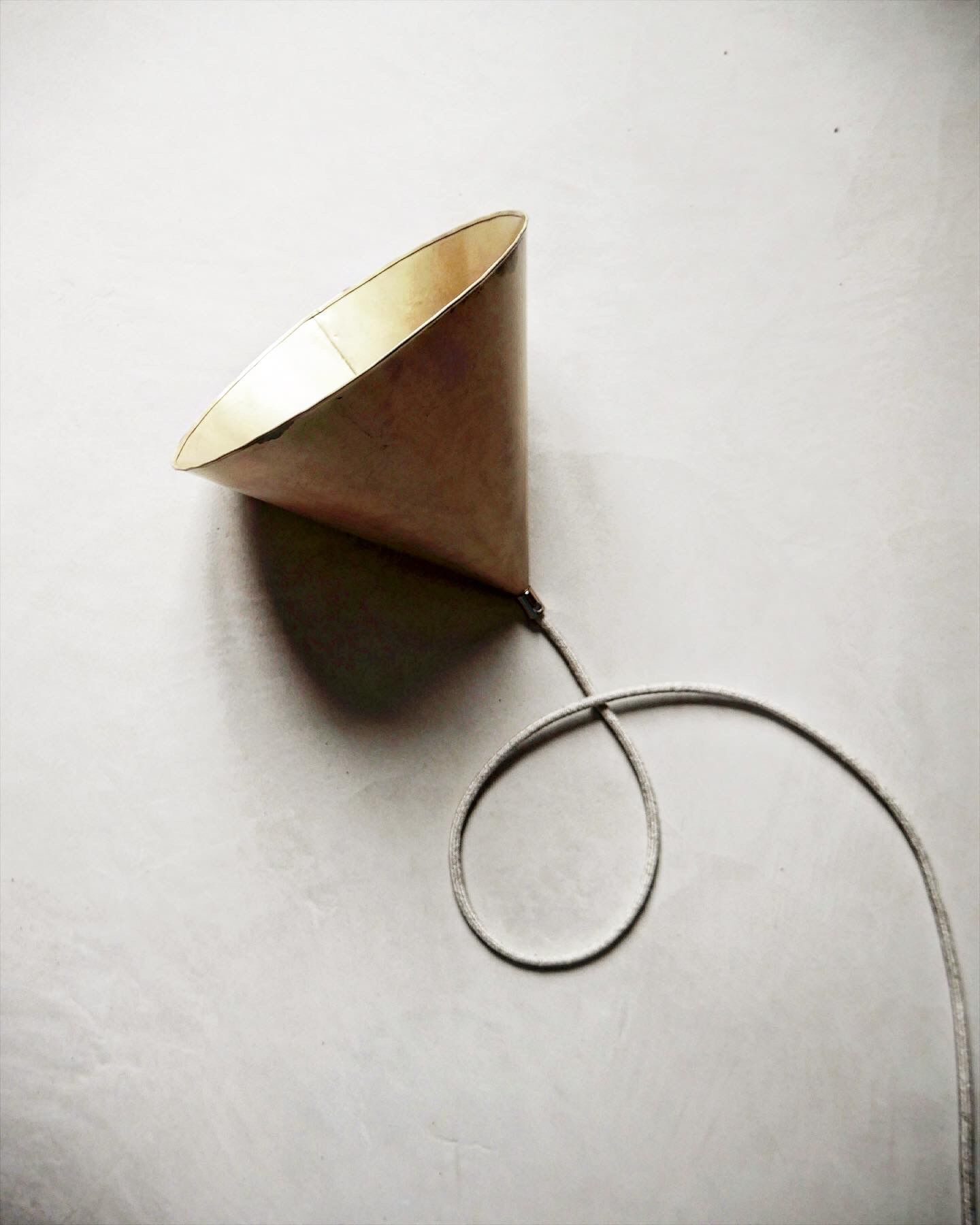 Brass portable lamp