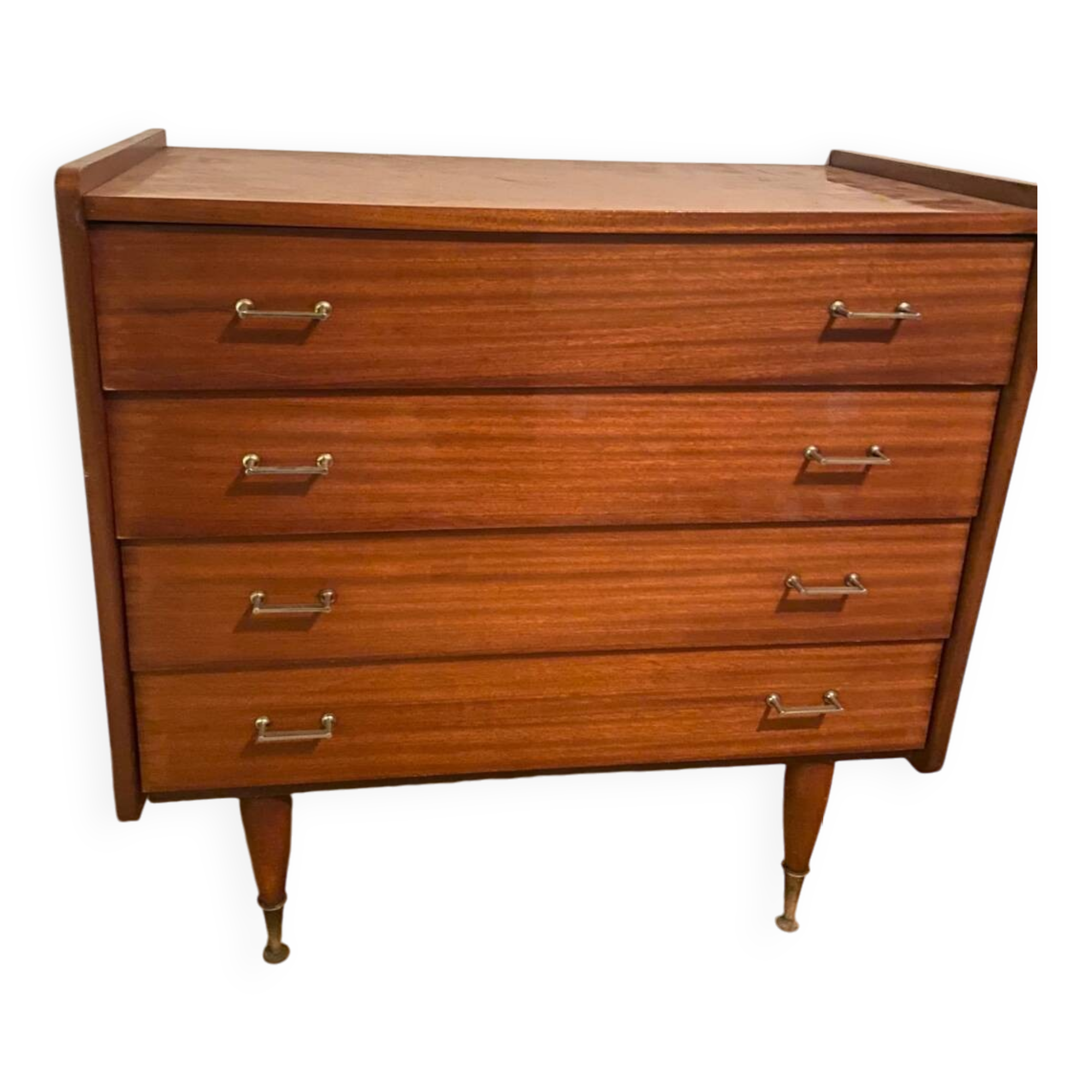 Commode en bois verni, 1960