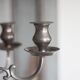 Chandelier with 5 lights, large candelabrum, candle holder, interior decoration.
